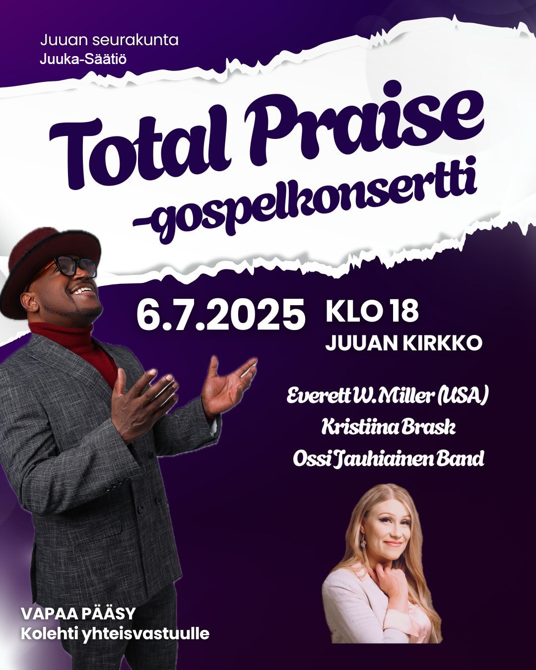 Total Praise -gospelkonsertti Total Praise
